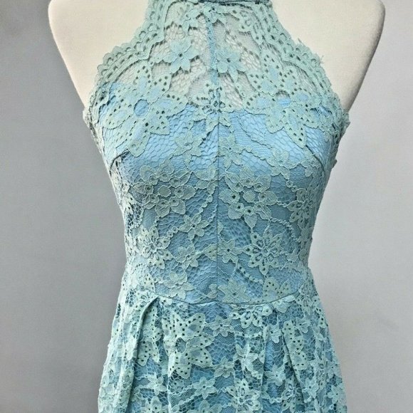 NWT Francesca's Collection Floral Lace Mini Dress - Picture 3 of 13